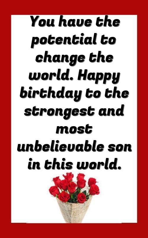 son in law birthday greetings